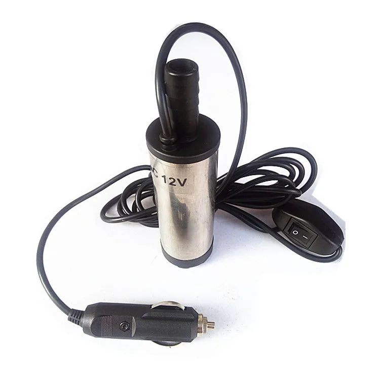 Electric diesel Pump DC12V 24V Mini Submersible Car Fuel Oil Pump 38mm Transfer Pump for Motorhome RV Caravan