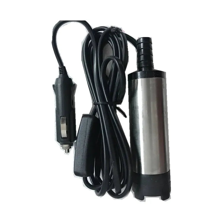 Electric diesel Pump DC12V 24V Mini Submersible Car Fuel Oil Pump 38mm Transfer Pump for Motorhome RV Caravan
